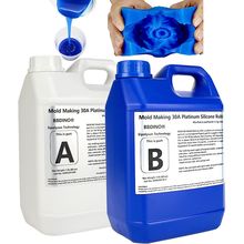 BBDINO Silicone Mold Making Kit 30A, Mold-Making Silicon Rubber 1 Gallon/10 Lbs/