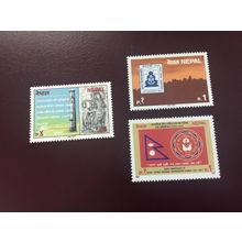 ICOLLECTZONE Nepal 453-455 VF NH