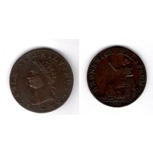 Great Britain. J. Kilvington Middlesex Halfpenny 1795. dy17417