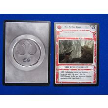 Star Wars 1997 Dagobah Decipher CCG B/B Card Away Put Your Weapons LS