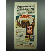 1950 Betty Crocker Ginger Cake Mix Ad