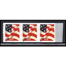 3632 37c U.S. Flag Fine MNH CNP+1 Left 3333 PA3877
