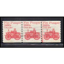 Used 1908 20c Fire Pumper Fine PNC 1/3 PA2474