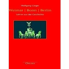 Weimar Bonn Berlin