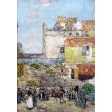 marche-st-pierre-montmartre Poster Canvas Print Art Painting Decor Reprint wall