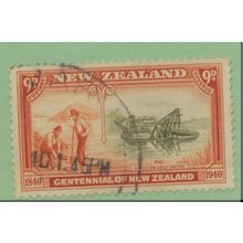 New Zealand Stamp Scott #240, Used