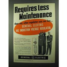 1950 G.E. IRS Induction Voltage Regulator Ad