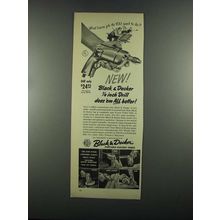 1955 Black & Decker 1/4 inch Drill Ad - Does 'em Better