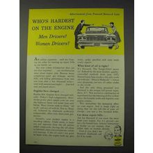 1959 Pennzoil Motor Oil Ad - Hardest on the Engine