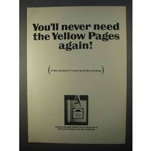 1966 Yellow Pages Ad - If The Sun Doesn't Come Up