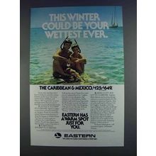 1980 Eastern Airlines Ad - This Winter Could Be Wettest