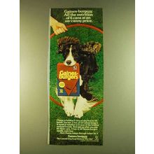 1980 Gaines-Burgers Ad - All the Nutrition of Cans