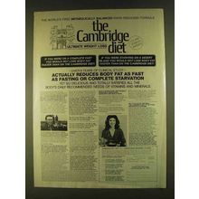 1980 The Cambridge Diet Ad - Metabolically Balanced