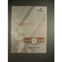 1992 Ebel Beluga Watch Ad - The Architects of Time!