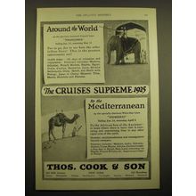 1924 Thos. Cook & Son Cruise Ad - Around the world
