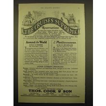 1924 Thos. Cook & Son Cruise Ad - The cruises supreme