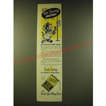 1950 Casite Engine Treatment Ad - Fast starting horsepower