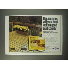1990 Wolman Deck Brightener Ad - will your deck look as good as it could?