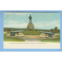 MA Newburyport Soldiers Monument Atkinson's Common View Of Soldiers Monume~992