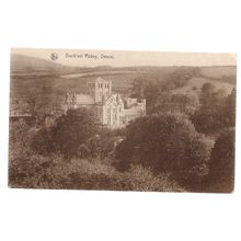 BUCKFAST ABBEY, DEVON used vintage postcard. by Ern 1945 pm? =