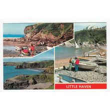 Multiview of Little Haven Postcard Pembrokeshire 25409