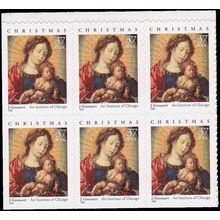 3675 37c Madonna and Child Fine MNH BPS Blk/6 V5069