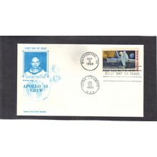 FDC Space City Cover Apollo 11 C76 (Cachet-U/A) Collins CV42785