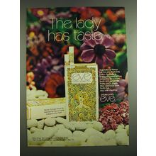 1971 Eve Cigarettes Advertisement - The lady has taste