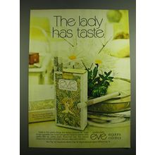 1971 Eve Cigarettes Ad - The lady has taste