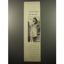 1950 Lord & Taylor Greatcoat Ad - In the know - on the go