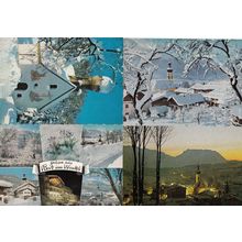 Reit Im Winkl Obb Oberbayen Aerial At Christmas 4x Germany Postcard s