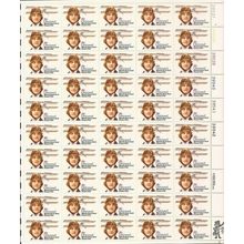 Blanche Stuart Scott Sheet of Fifty 28 Cent Airmail Postage Stamps C99