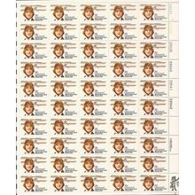 Blanche Stuart Scott Sheet of Fifty 28 Cent Airmail Postage Stamps C99