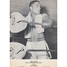 Zora Folley American Heavyweight Boxer Giant Old Publicity Photo