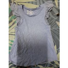 girls size 6 blue top