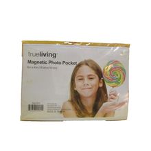 True Living Magnetic Photo Pocket 6" x 4" 1 count
