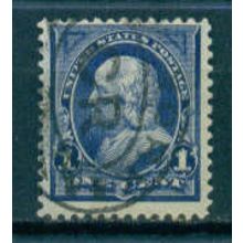 Used 264 1c Benjamin Franklin Barely Clears M02967