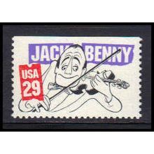 2564 29c Jack Benny Very Fine MNH BPS Bottom KA9934