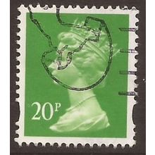 Y1680 - 20p Bright green(Centre Band), Fine Used Stamp. #2