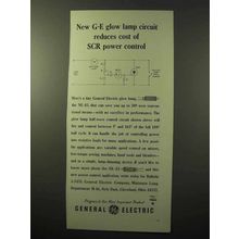 1964 General Electric NE-83 Glow Lamp Ad - Reduces Cost