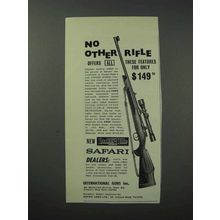 1964 Parker-Hale Safari Super Rifle Ad - No Other Rifle