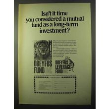 1971 Dreyfus Fund Ad - A Long-Term Investment