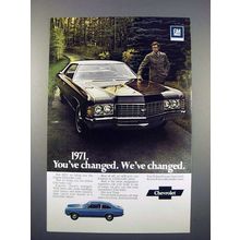 1971 Cheverolet Caprice Car Ad - You've Changed