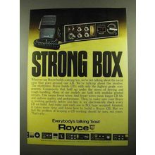 1976 Royce CB Radio Ad - Strong Box
