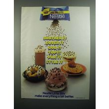1984 Nestle Little Bits Chocolate Chips Ad - Smother It