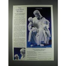 1991 Lenox The Children's Blessing Ad