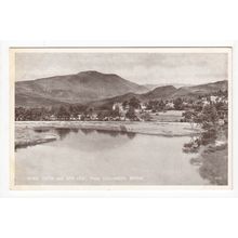 River Teith and Ben Ledi from Callander Bridge Postcard J B White 1228