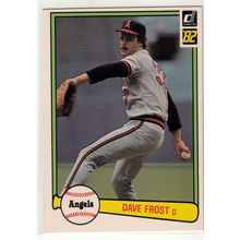 1982 Donruss baseball card 290 Dave Frost