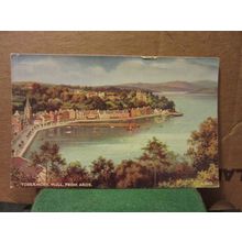 TOBERMORY from AROS, ISLE OF MULL, SCOTLAND vintage used posted postcard #