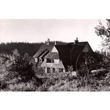 Beskid Sadecki Schronisko PTTK Przehybie Polish RPC Postcard